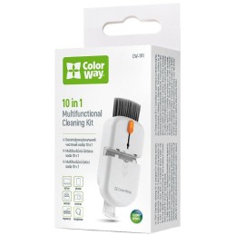 COLORWAY čistící sada 10v1 pro sluchátka, klávesnice, obrazovky, foto a elektroniku