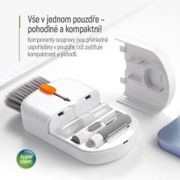 COLORWAY čistící sada 10v1 pro sluchátka, klávesnice, obrazovky, foto a elektroniku