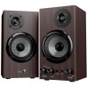GENIUS repro SP-HF520BT Dark Brown/ 2.0/ Bluetooth 5.3/ 20W/ Dřevěné/ tmavě hnědé