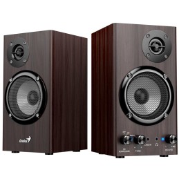 GENIUS repro SP-HF520BT Dark Brown/ 2.0/ Bluetooth 5.3/ 20W/ Dřevěné/ tmavě hnědé