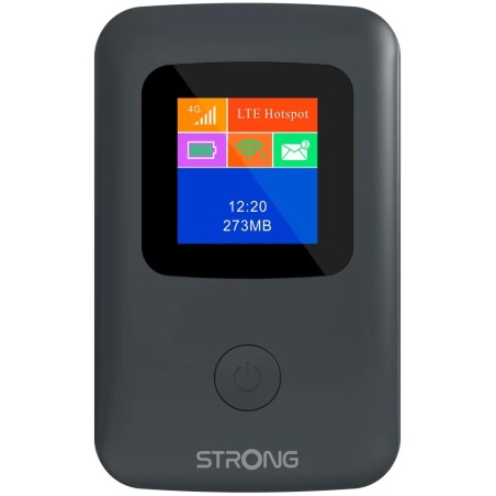 STRONG 4G MIFI 150CD/ Wi-Fi standard 802.11 b/g/n/ 150 Mbit/s/ 2,4GHz/ 1x SIM slot/ 1x microUSB/ 1x micro SD/ USB-C
