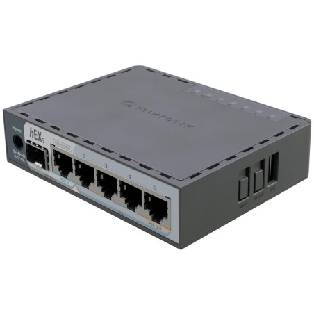 MikroTik hEX S, E60iUGS 5x GbE, 2,5 G SFP, USB 3.0, L4, PSU