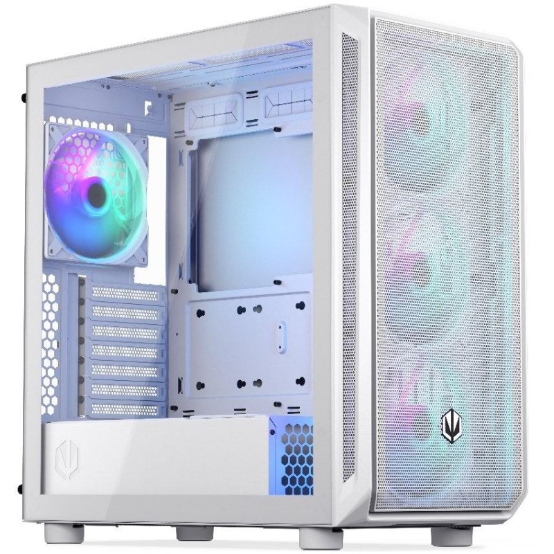 Endorfy skříň Arx 700 ARGB / ATX / 4x 140 ARGB fan (až 8 fans) / 2x USB / USB-C / mesh p. / tvrzené sklo / bílá