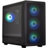 Obudowa Zalman M5 Czarna / miniT / 4x120mm wentylator ARGB / USB 2.0 / USB 3.0 / USB-C / panel siatkowy / czarny