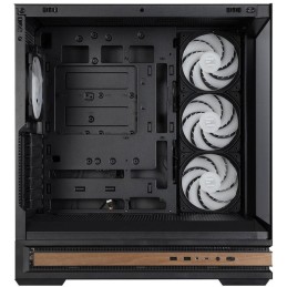 Zalman skříň P40 Namu / midT/ 3x120mm ARGB fan / 2xUSB 3.0 / USB-C / panoramatická / dřevěné doplňky / černá