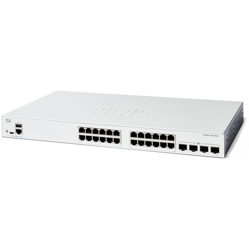 Cisco Catalyst switch C1300-24T-4X   24xGbE,4xSFP+,fanless