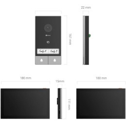 EZVIZ chytrý domácí interkom HP7 2-Family Kit-EU