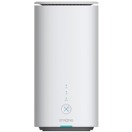 STRONG 5G LTE router AX3000/ Wi-Fi 6 standard 802.11ax/ 3000 Mbit/s/ 2x LAN/ 1x RJ11/ 1x Nano SIM/ bílý