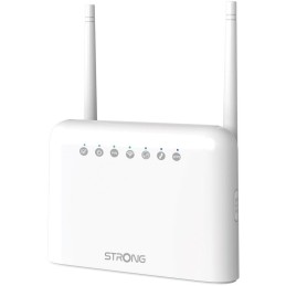 STRONG 4G LTE router 350/ Wi-Fi standard 802.11 b/g/n/ 300 Mbit/s/ 2,4GHz/ 4x LAN/ 1x SIM slot/ bílý