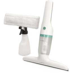 NEDIS okenní vysavač s mopem/ výkon 12 W/ objem nádrže 60 ml/ odnímatelná nádrž na špinavou vodu/ bílo-zelený