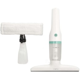 NEDIS okenní vysavač s mopem/ výkon 12 W/ objem nádrže 60 ml/ odnímatelná nádrž na špinavou vodu/ bílo-zelený