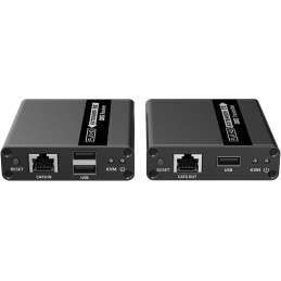 PremiumCord HDMI KVM extender 4K a FULL HD 1080p na 70m s přenosem USB