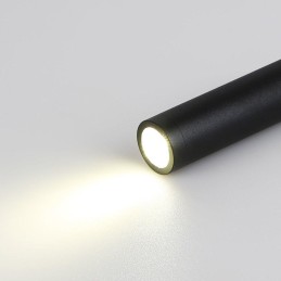 IMMAX GOAL designové nástěnné LED svítidlo, 2 vypínače, 6W, černé