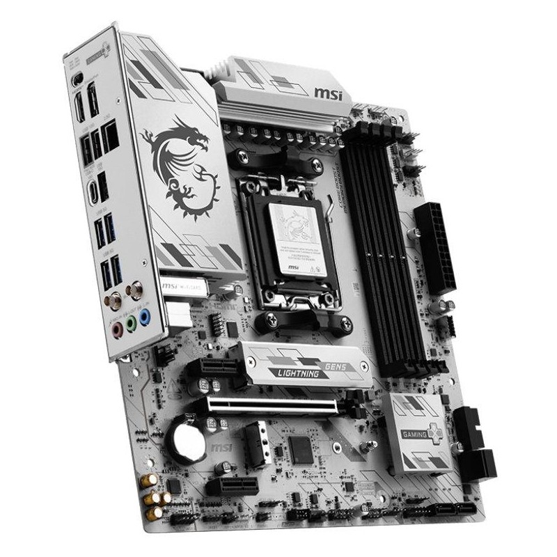 MSI B850M GAMING PLUS WIFI6E / AMD B850 / AM5 / 4x DDR5 / M.2 / WiFi 6E / mATX