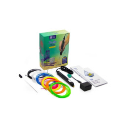 3Doodler 3D-Stift FLOW + 8 PLA-Minen und 3D-Vorlage