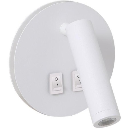 IMMAX GOAL designové nástěnné LED svítidlo, 2 vypínače, 6W, bílé