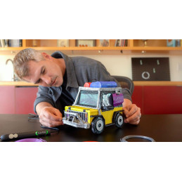 Długopis 3Doodler 3D FLOW + 8 wkładów PLA i szablon 3D