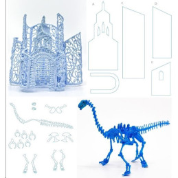 Długopis 3Doodler 3D Start+ i 72 wkłady + 12 szablonów