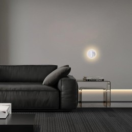 IMMAX GOAL designové nástěnné LED svítidlo, 2 vypínače, 6W, bílé