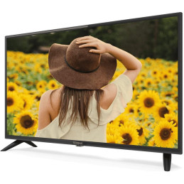 STRONG LED TV 32"/ SRT32HF2003/ HD Ready/ 1366x768/ DVB-T2/C/S2/ H.265/HEVC/ 2x HDMI/ USB/ černá/ E