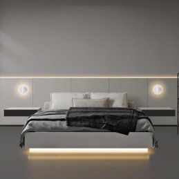 IMMAX GOAL designové nástěnné LED svítidlo, 2 vypínače, 6W, bílé