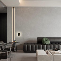 IMMAX GOAL designové nástěnné LED svítidlo, 2 vypínače, 7W, černo-zlaté