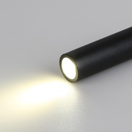 IMMAX GOAL designové nástěnné LED svítidlo, vypínač, USB, 3W, černé