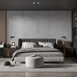 IMMAX GOAL designové nástěnné LED svítidlo, vypínač, USB, 3W, černé