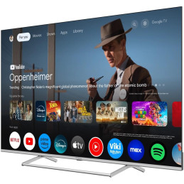 STRONG SMART QLED TV 50"/ SRT50UG8773C/ UHD/ 3840x2160/ DVB-T2/C/S2/ H.265/HEVC/ 4xHDMI/ 2xUSB/ Wi-Fi/ LAN/ G/ ANDROID14