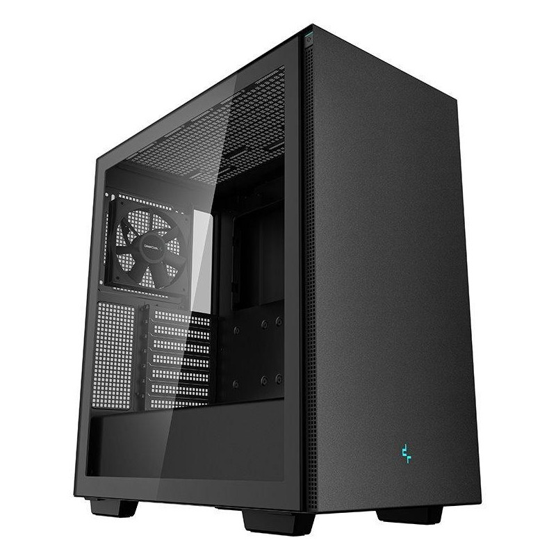 POŠKOZENÝ OBAL - DEEPCOOL skříň CH510 / E-ATX / 120 mm fan / 2xUSB 3.0 / tvrzené sklo / černá