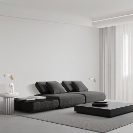 IMMAX GOAL designové nástěnné LED svítidlo, vypínač, USB, 3W, bílo-zlaté