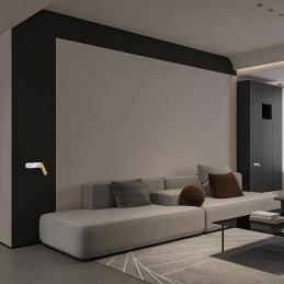 IMMAX GOAL designové nástěnné LED svítidlo, vypínač, USB, 3W, bílo-zlaté