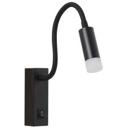 IMMAX GOAL designové nástěnné LED svítidlo, vypínač, 3W, černé