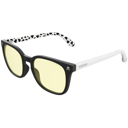 GUNNAR kancelářske/herní brýle  MOZZARELLA ONYX/LATTE jantarová skla BLF 65 GUNNAR focus