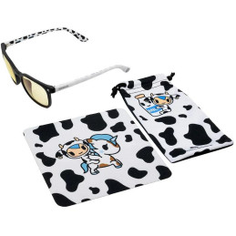 GUNNAR kancelářske/herní brýle  MOZZARELLA ONYX/LATTE jantarová skla BLF 65 GUNNAR focus