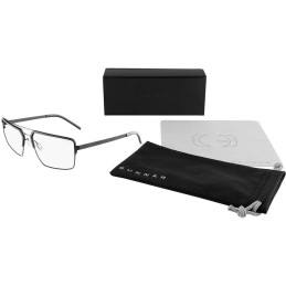 GUNNAR kancelářske/herní brýle  PINNACLES ONYX-SILVER čirá skla-PRO BLF 35 GUNNAR focus