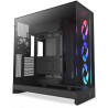 Obudowa NZXT H9 Flow ARGB dwukomorowa ATX / 3xRGB 140 mm / 1x wentylator 120 mm / szkło / czarna