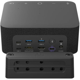 Logitech Logi Dock Focus Room Kit - Souprava pro video konference, černá