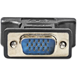 NEDIS adaptér VGA - DVI/ zástrčka VGA - 24+5pinová zásuvka DVI-I/ blistr/ černý