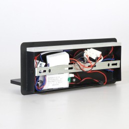 IMMAX LED Be PREPARE 4v1, bodové svítidlo s Qi nabíjením, USB, černé, varianta pravá