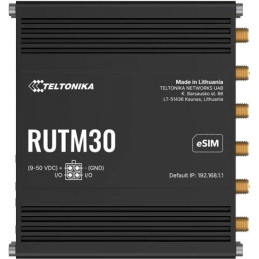 Teltonika RUTM30 průmyslový router, dual SIM + eSIM, 5G, 1x WAN, 1x LAN, WiFi 5