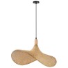 IMMAX BOHO SOMBRERO dizajnové závesné svietidlo D70cm, E27, prírodný ratan