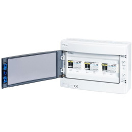 Solarmi DC3 osazený rozvaděč pro fotovoltaiku, 3x svodič, 3x odpojovač, pojistky, 3x15A, 1000V,