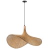 IMMAX BOHO SOMBRERO designové závěsné svítidlo D80cm, E27, přírodní ratan