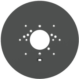 Ubiquiti UniFi Gang Box Mounting Plate B - Instalační deska na zeď pro kamery UniFi Pro, Bullet, Dome,Turret, PTZ, černá