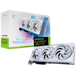 MSI GeForce RTX 5070 Ti 16G GAMING TRIO OC WHITE / 16GB GDDR7 / PCI-E / 3x DP / HDMI