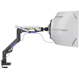 Neomounts DS70-256BL1 ACE Gaming Desk Mount, single display up to 57"  (Topfix clamp/grommet)