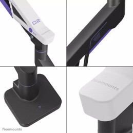 Neomounts DS70-256BL1 ACE Gaming Desk Mount, single display up to 57"  (Topfix clamp/grommet)