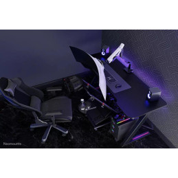 Neomounts DS70-256BL1 ACE Gaming Desk Mount, single display up to 57"  (Topfix clamp/grommet)