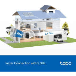 TP-Link Tapo C660 KIT otočná venkovní WiFi Kamera, 8MPx, 3840 × 2160, audio, IR 15m, MicroSD, IP65